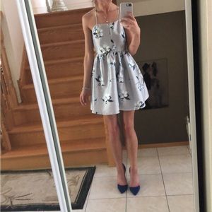 Blue Floral Dress